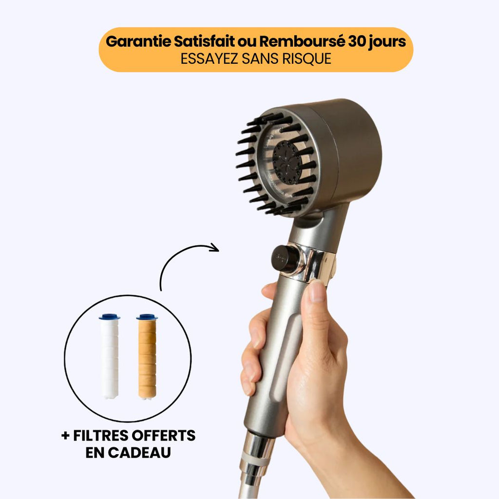 Pommeau de douche filtrant