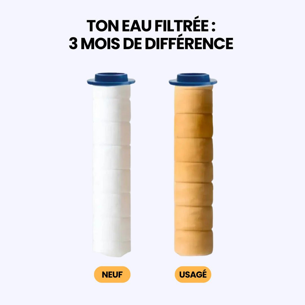 Pommeau de douche filtrant