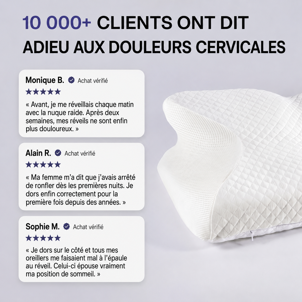 Oreiller orthopédique Confort™
