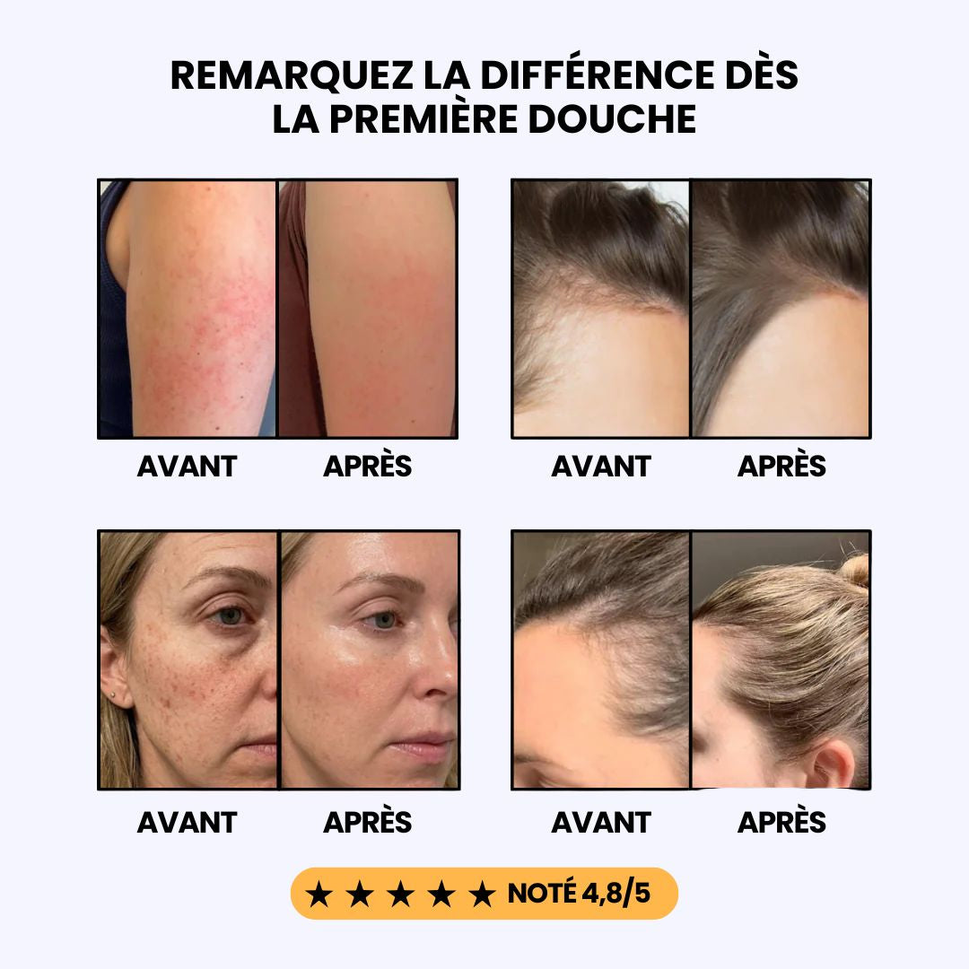 Pommeau de douche filtrant