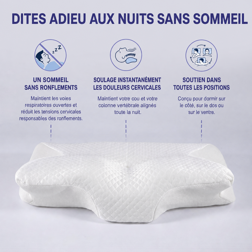 Oreiller orthopédique Confort™