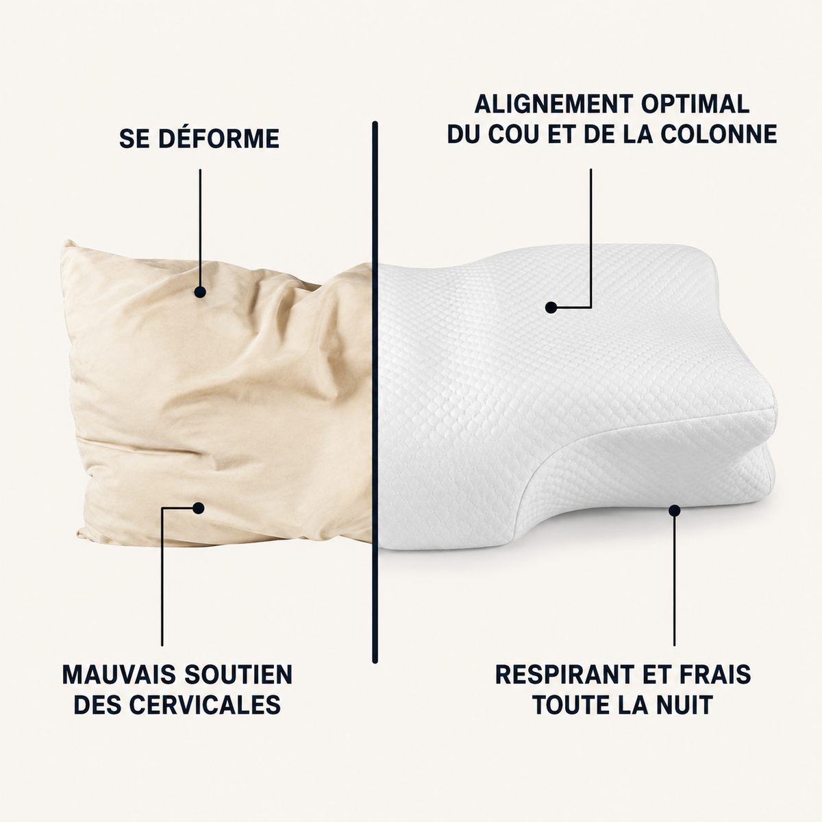 Oreiller orthopédique Confort™